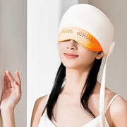 SmartPursue™ Heated Head & Eye Massager – Sleep Aid Pain Relief Device Massagers White Smoke White