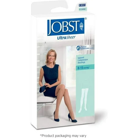 Jobst Jobst Thigh Highs U S 8-15 Silky Beige Hosiery White Smoke