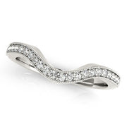 Bids.com 14k White Gold Milgrained Border Curved Diamond Wedding Band (1/5 cttw) Rings White Smoke 3 / White Gold,3.5 / White Gold,4 / White Gold,4.5 / White Gold,5 / White Gold,5.5 / White Gold,6 / White Gold,6.5 / White Gold,7 / White Gold,7.5 / White Gold,8 / White Gold,8.5 / White Gold,9 / White Gold