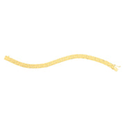 Bids.com 14k Yellow Gold 7 inch Clover Bracelet (6.50 mm) Bracelets White Smoke 7 / Yellow Gold