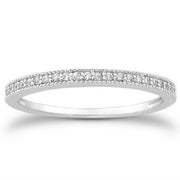 Bids.com 14k White Gold Diamond Micro Pave Diamond Milgrain Wedding Ring Band Rings White Smoke 4 / White Gold,4.5 / White Gold,5 / White Gold,5.5 / White Gold,6 / White Gold,6.5 / White Gold,7 / White Gold,7.5 / White Gold,8 / White Gold,8.5 / White Gold,9 / White Gold