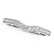 Bids.com 14k White Gold Curved Style Wedding Ring (1/4 cttw) Rings White Smoke 3 / White Gold,3.5 / White Gold,4 / White Gold,4.5 / White Gold,5 / White Gold,5.5 / White Gold,6 / White Gold,6.5 / White Gold,7 / White Gold,7.5 / White Gold,8 / White Gold,8.5 / White Gold,9 / White Gold