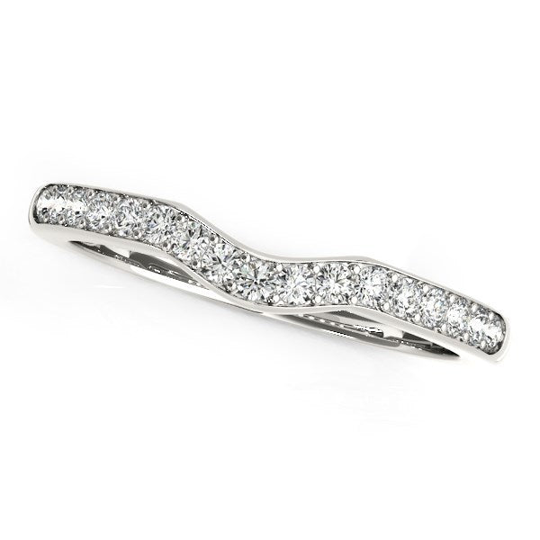 Bids.com 14k White Gold Curved Style Wedding Ring (1/4 cttw) Rings White Smoke 3 / White Gold,3.5 / White Gold,4 / White Gold,4.5 / White Gold,5 / White Gold,5.5 / White Gold,6 / White Gold,6.5 / White Gold,7 / White Gold,7.5 / White Gold,8 / White Gold,8.5 / White Gold,9 / White Gold
