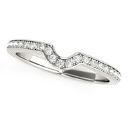 Bids.com 14k White Gold Modern Curved Prong Set Diamond Wedding Band (1/8 cttw) Rings White Smoke 3 / White Gold,3.5 / White Gold,4 / White Gold,4.5 / White Gold,5 / White Gold,5.5 / White Gold,6 / White Gold,6.5 / White Gold,7 / White Gold,7.5 / White Gold,8 / White Gold,8.5 / White Gold,9 / White Gold
