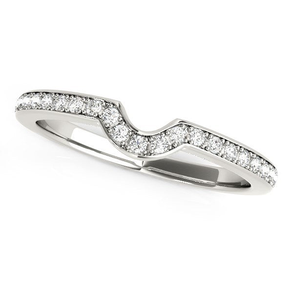 Bids.com 14k White Gold Modern Curved Prong Set Diamond Wedding Band (1/8 cttw) Rings White Smoke 3 / White Gold,3.5 / White Gold,4 / White Gold,4.5 / White Gold,5 / White Gold,5.5 / White Gold,6 / White Gold,6.5 / White Gold,7 / White Gold,7.5 / White Gold,8 / White Gold,8.5 / White Gold,9 / White Gold