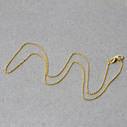 Bids.com 14k Yellow Gold Round Cable Link Chain 1.2mm Necklaces Dark Gray 16 / Yellow Gold,18 / Yellow Gold,20 / Yellow Gold,One / Yellow Gold