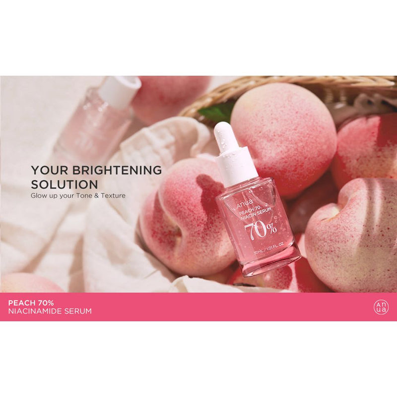 AsiaBeautyMall ANUA Peach 70 Niacin Serum Serum Light Gray