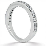 Bids.com 14k White Gold Pave Diamond Wedding Ring Band Set 1/2 Around Rings White Smoke 4 / White Gold,4.5 / White Gold,5 / White Gold,5.5 / White Gold,6 / White Gold,6.5 / White Gold,7 / White Gold,7.5 / White Gold,8 / White Gold,8.5 / White Gold,9 / White Gold