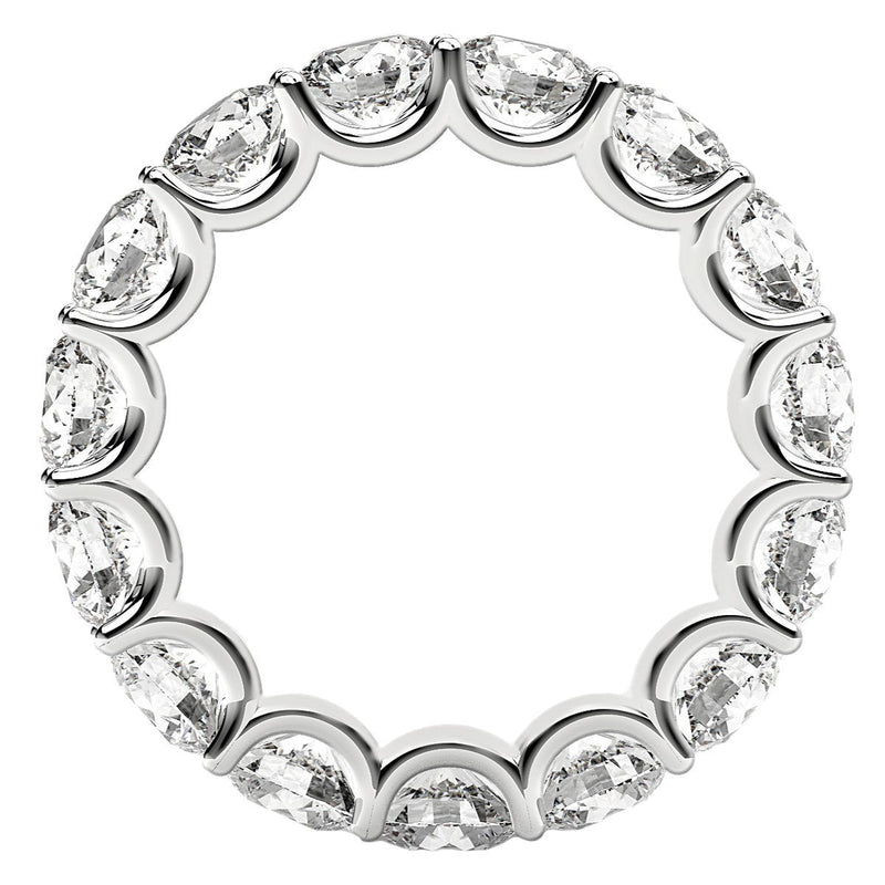 Bids.com Round Cut Lab Grown Diamond Eternity Ring in 14k White Gold (5 cttw FG/VS2) Rings White Smoke 4 / White Gold,4.5 / White Gold,5 / White Gold,5.5 / White Gold,6 / White Gold,6.5 / White Gold,7 / White Gold,7.5 / White Gold,8 / White Gold,8.5 / White Gold,9 / White Gold