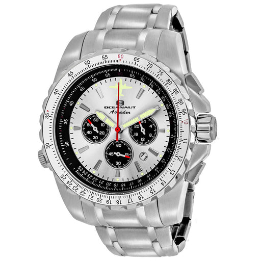 Bids.com Oceanaut Men's Aviador Pilot Watches White Smoke