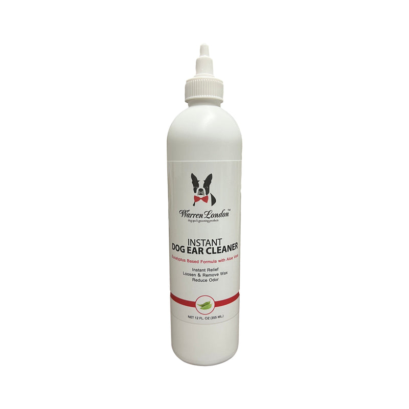 Warren London Instant Ear Cleaner For Dogs 12 oz or 1 gallon - Professional Size - Removes Wax and Odor Spa Product White Smoke 12 Oz