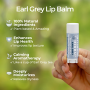 Ora's Amazing Herbal Natural Lip Balm, Herbal Infused, Earl Grey Olive Drab