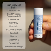 Ora's Amazing Herbal Natural Lip Balm, Herbal Infused, Earl Grey Dim Gray