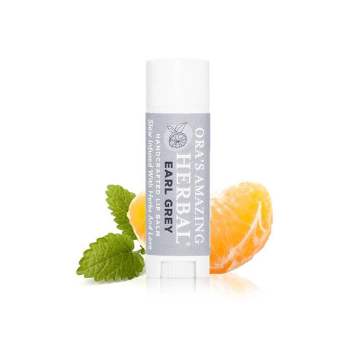 Ora's Amazing Herbal Natural Lip Balm, Herbal Infused, Earl Grey White Smoke