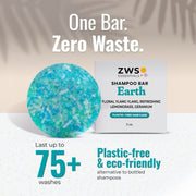 ZeroWasteStore.com Shampoo Bar Shampoo White Smoke Bloom with Castor Oil,Sunshine,Driftwood,Oasis,Maui Melon,Sunkissed,Blossom,Cobalt,Peppermint Breeze,Simply Unscented,Earth,Seasonal Harvest