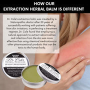 COLEHERBALS LLC 14 - Dr. Cole's Organic Extraction Herbal Balm Herbal Black