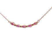Bids.com .73ct Ruby Diamond Fashion Pendants 10KT Rose Gold Pendants White Smoke 18