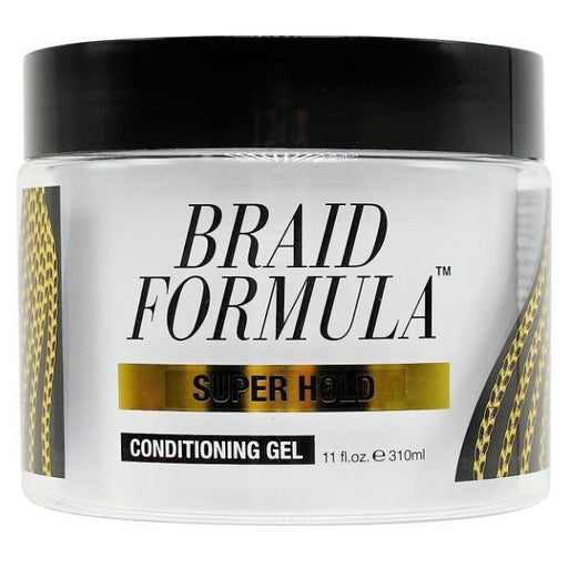VIP Extensions EBIN New York Braid Formula Conditioning Gel, Super Hold, 11 oz Styling Gel Black