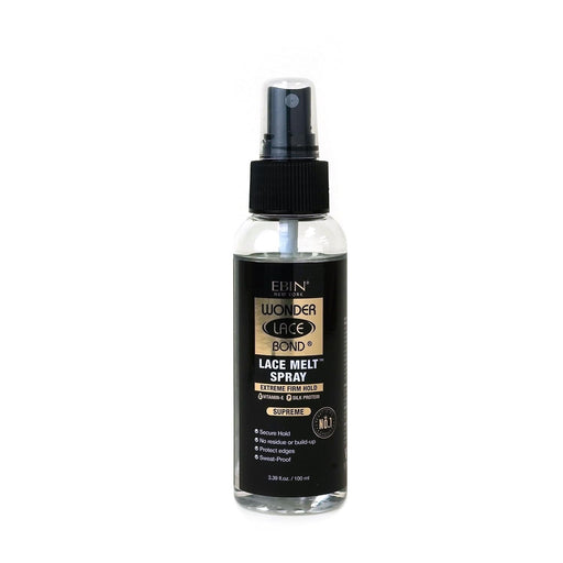 VIP Extensions EBIN New York Wonder Bond Melting Spray, Extreme Firm Hold (Supreme) Wig Adhesive White Smoke 3.39OZ