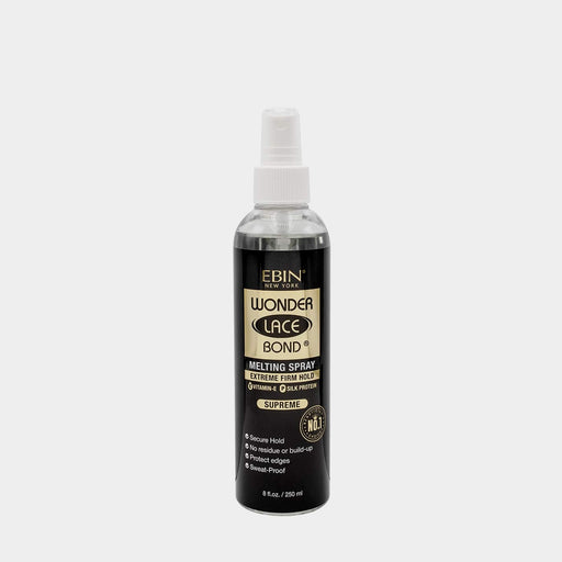 VIP Extensions EBIN New York Wonder Bond Melting Spray, Extreme Firm Hold (Supreme) Wig Adhesive Lavender 3.39OZ