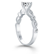 Bids.com 14k White Gold Fancy Shaped Diamond Engagement Ring Rings White Smoke 4 / White Gold,4.5 / White Gold,5 / White Gold,5.5 / White Gold,6 / White Gold,6.5 / White Gold,7 / White Gold,7.5 / White Gold,8 / White Gold,8.5 / White Gold,9 / White Gold
