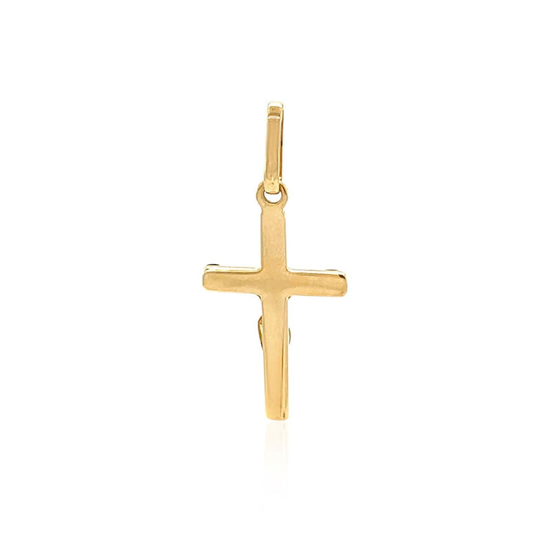 Bids.com 14k Two Tone Gold Crucifix Motif Pendant Pendants White Smoke Two-Tone Gold