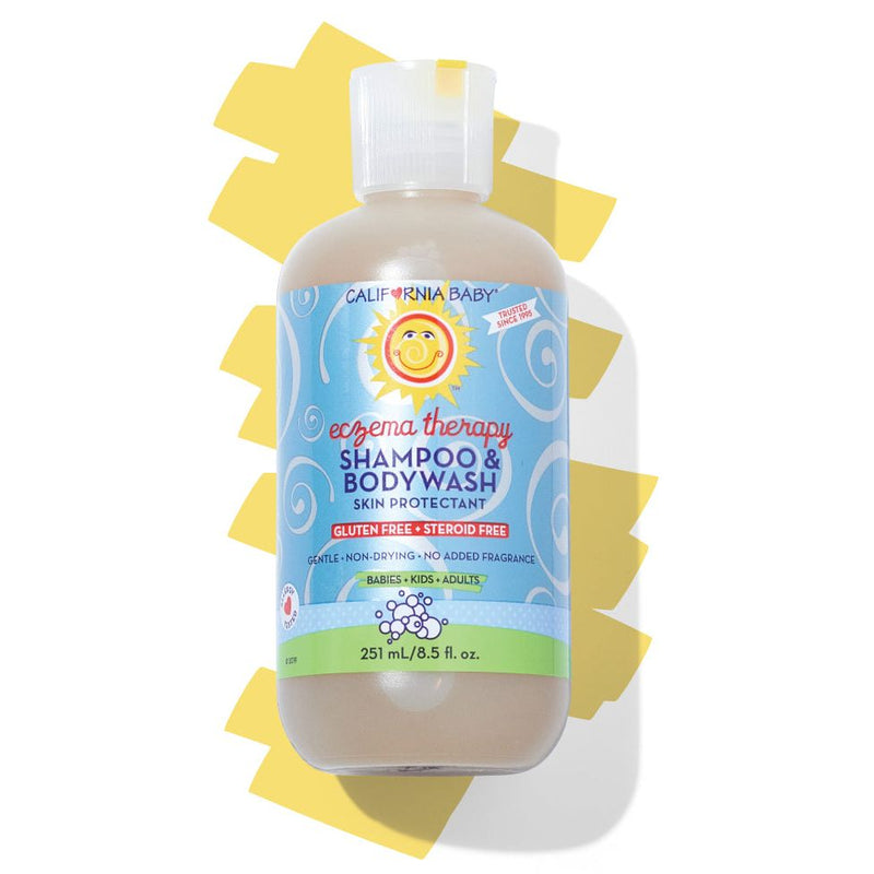 California Baby Therapeutic Relief™ Eczema Shampoo & Bodywash Eczema White Smoke 8.5oz/251mL,19oz/562mL,64oz/half gallon