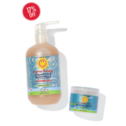 California Baby Eczema Cream + Wash Bundle Eczema White Smoke 19oz Wash + 4oz Cream