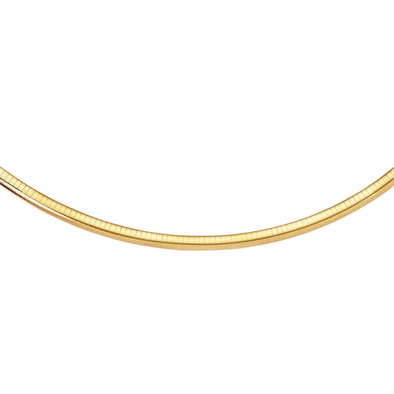 Bids.com 6.0 mm 14k Yellow Gold Classic Omega Bracelet Bracelets White Smoke 7 / Yellow Gold