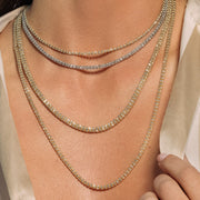 Bids.com Ice Barrel Chain in 14k Yellow Gold (2.70 mm) Necklaces Dark Salmon 18 / Yellow Gold,20 / Yellow Gold,24 / Yellow Gold