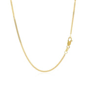 Bids.com 14k Yellow Gold Gourmette Chain 1.5mm Necklaces White Smoke 16 / Yellow Gold,18 / Yellow Gold,20 / Yellow Gold,24 / Yellow Gold