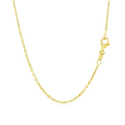 Bids.com 14k Yellow Gold Round Cable Link Chain 1.5mm Necklaces White Smoke 16 / Yellow Gold,17 / Yellow Gold,18 / Yellow Gold,20 / Yellow Gold