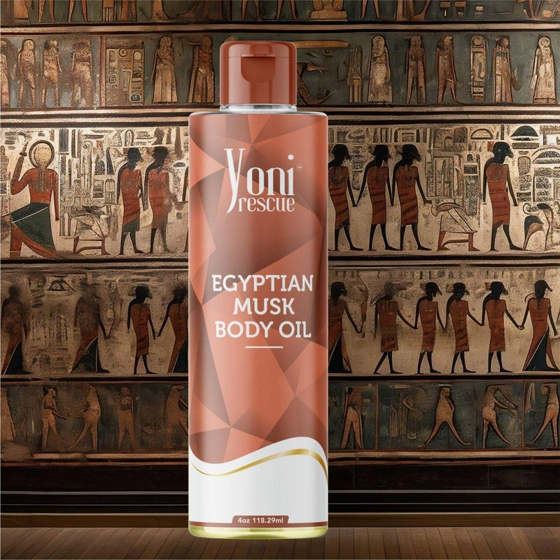 yoni rescue Egyptian Musk Body Oil Body Oil Dark Slate Gray 4oz
