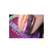 UberChic Beauty Chameleon Holographic Nail Powder: Egyptian Sunset Powder Rosy Brown