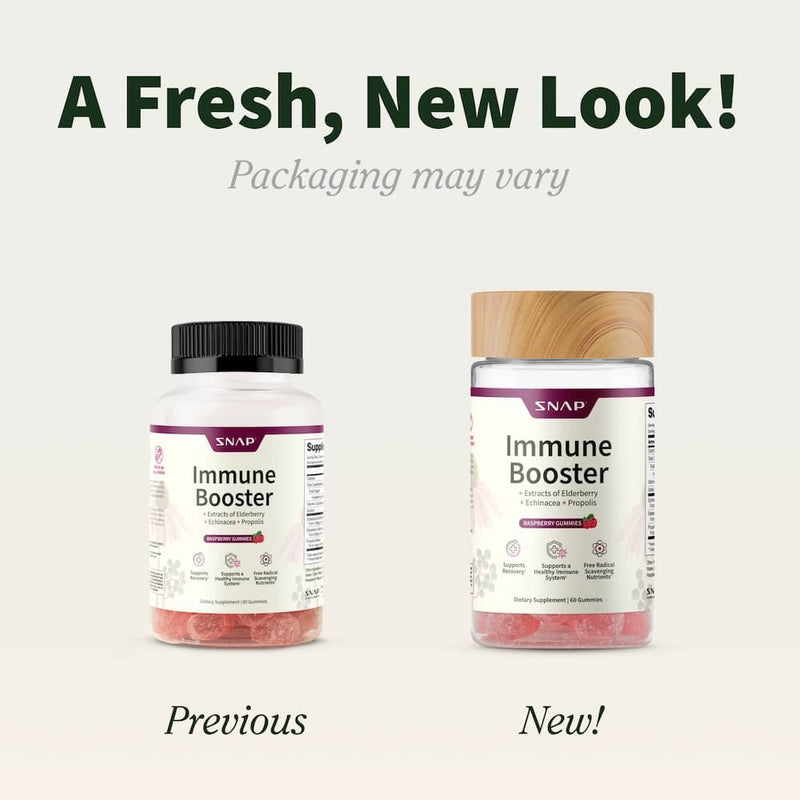 Snap Supplements Elderberry Gummies Immune Booster Lavender