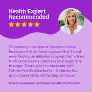 Further Food Elderberry Soothing Syrup Immunity Plum 1 Pack,2 Pack,3 Pack