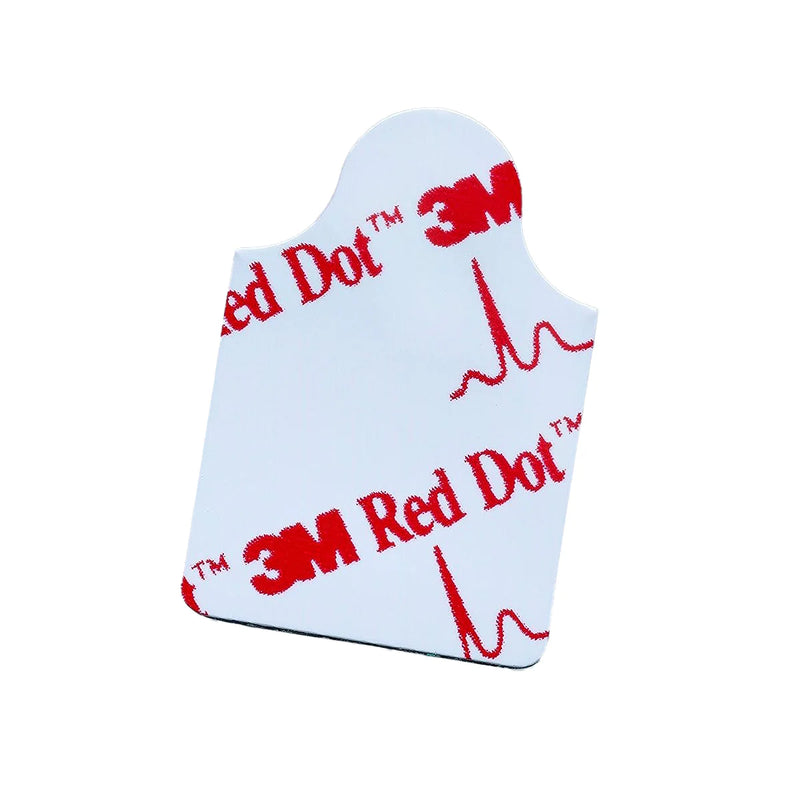 3M 3M Red Dot Resting ECG Electrode, 100 Count Medical White Smoke