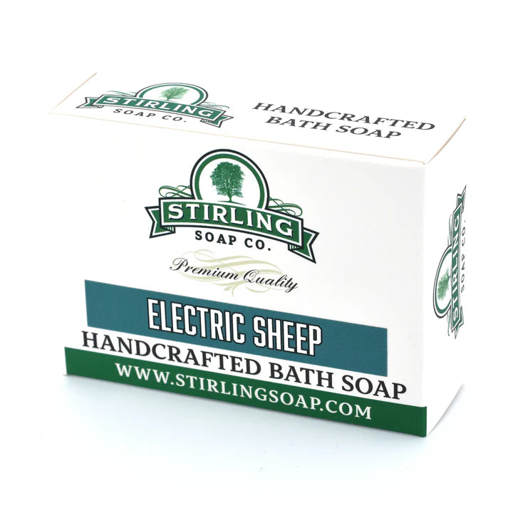 Stirling Soap Co. Stirling Soap Co. Electric Sheep Bath Soap 5.5 Oz Bar Soap White Smoke