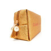 Profusion Cosmetics Elegance is Beauty Cosmetic Bag Sandy Brown