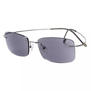 eyekeeper.com Rimless Reading Glasses Rectangle Readers R1509 Eyeglasses White Smoke Grey lens / without magnification,Grey lens / +0.50,Grey lens / +0.75,Grey lens / +1.00,Grey lens / +1.25,Grey lens / +1.50,Grey lens / +1.75,Grey lens / +2.00,Grey lens / +2.25,Grey lens / +2.50,Grey lens / +2.75,Grey lens / +3.00