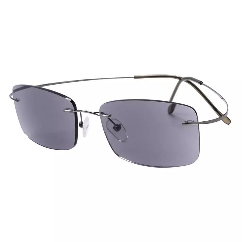 eyekeeper.com Rimless Reading Glasses Rectangle Readers R1509 Eyeglasses White Smoke Grey lens / without magnification,Grey lens / +0.50,Grey lens / +0.75,Grey lens / +1.00,Grey lens / +1.25,Grey lens / +1.50,Grey lens / +1.75,Grey lens / +2.00,Grey lens / +2.25,Grey lens / +2.50,Grey lens / +2.75,Grey lens / +3.00