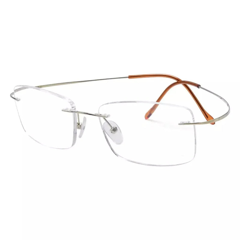 eyekeeper.com Rimless Reading Glasses Rectangle Readers R1509 Eyeglasses White Smoke Gold / without magnification,Gold / +0.50,Gold / +0.75,Gold / +1.00,Gold / +1.25,Gold / +1.50,Gold / +1.75,Gold / +2.00,Gold / +2.25,Gold / +2.50,Gold / +2.75,Gold / +3.00