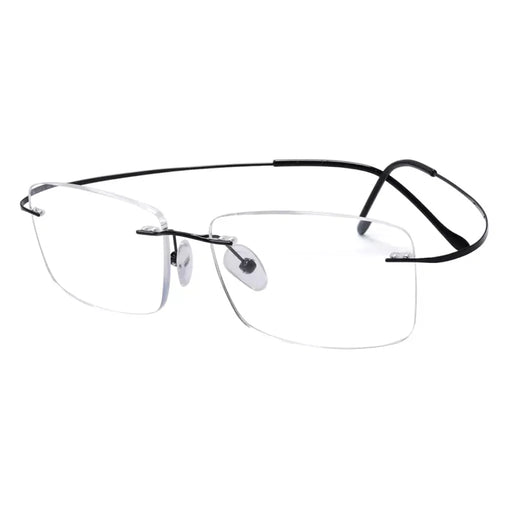 eyekeeper.com Rimless Reading Glasses Rectangle Readers R1509 Eyeglasses White Smoke Black / without magnification,Black / +0.50,Black / +0.75,Black / +1.00,Black / +1.25,Black / +1.50,Black / +1.75,Black / +2.00,Black / +2.25,Black / +2.50,Black / +2.75,Black / +3.00