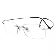 eyekeeper.com Rimless Reading Glasses Rectangle Readers R1509 Eyeglasses White Smoke Gunmetal / without magnification,Gunmetal / +0.50,Gunmetal / +0.75,Gunmetal / +1.00,Gunmetal / +1.25,Gunmetal / +1.50,Gunmetal / +1.75,Gunmetal / +2.00,Gunmetal / +2.25,Gunmetal / +2.50,Gunmetal / +2.75,Gunmetal / +3.00