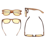 eyekeeper.com Square Blue Light Blocking Eyeglasses TMS027 Eyeglasses White Smoke Black / without magnification,Champagne / without magnification,Clear / without magnification,Grey / without magnification,Yellow / without magnification