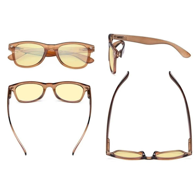 eyekeeper.com Square Blue Light Blocking Eyeglasses TMS027 Eyeglasses White Smoke Black / without magnification,Champagne / without magnification,Clear / without magnification,Grey / without magnification,Yellow / without magnification