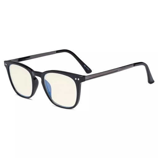 eyekeeper.com Square Blue Light Filter Reading Glasses UVRJ003 Eyeglasses White Smoke Black / +0.50,Black / +0.75,Black / +1.00,Black / +1.25,Black / +1.50,Black / +1.75,Black / +2.00,Black / +2.25,Black / +2.50,Black / +2.75,Black / +3.00