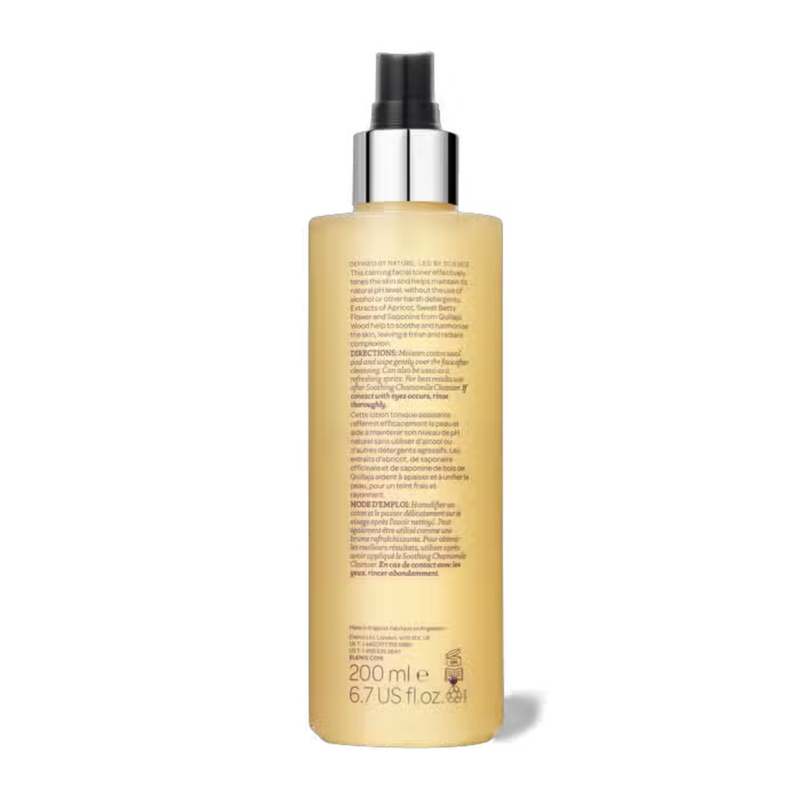 Nava Beauty Elemis Soothing Apricot Toner 200ml Black