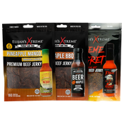 Elijah's Xtreme Beef Jerky Trio Pack Beef Jerky Black