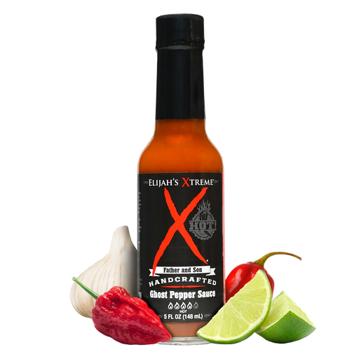 Elijah's Xtreme Ghost Pepper Hot Sauce Hot Sauce Black